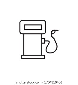 Gas Station icon Vector Template Design Illustration