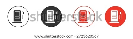 Gas station icon. web vector design