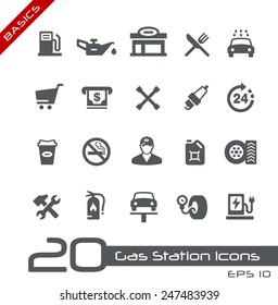 Gas Station Icons // Basics