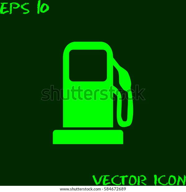 Gas Station icons. Fuel, gas, gasoline,\
oil, petrol signs. Vector\
illustration.