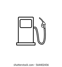 Gas Station Line Icon Fuel Refill Stock Vector (Royalty Free) 564402436 ...