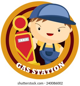 Gas Station Logo