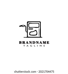gas station logo design icon modern vector illustration