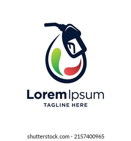 Gas station logo design template