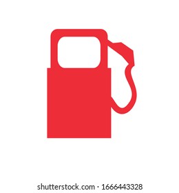 gas station logo design vector template