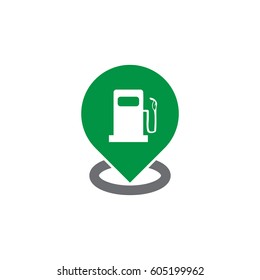 gas station logo vector