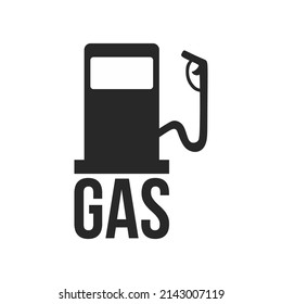 Vector del logotipo GAS STATION, uso adecuado como icono, símbolo y diseño de elementos para describir el combustible