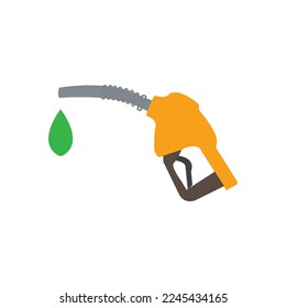 gas station nozzle icon vector illustration logo design