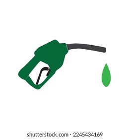 gas station nozzle icon vector illustration logo design