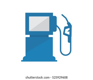 Gas Station Oil Refinery Industry Industrial Business Company Image Vector Icon Logo Symbol