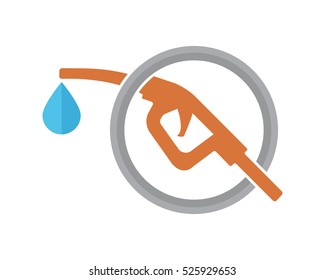 Gas Station Oil Refinery Industry Industrial Business Company Image Vector Icon Logo Symbol