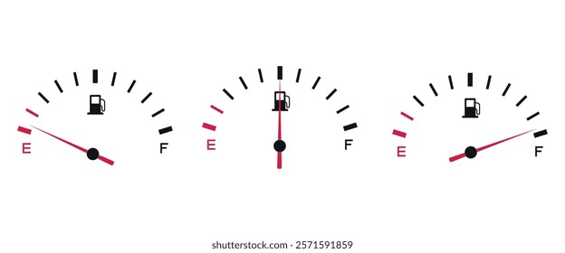 gas station scale vector illustration on a white background