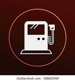 gas station sign icon