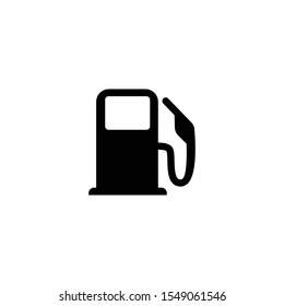 Gas Station Sign, Gas Pump Icon Illustration - Vector
