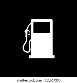 gas station sign  - vector icon