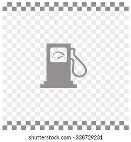 Gas station sign - vector icon.