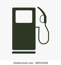Gas station sign - vector icon.