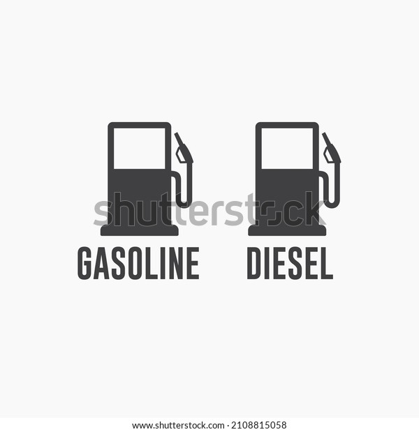 gas\
station signage, gas station icon, vector\
art.
