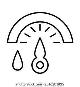 Gasolinera con colecciones de iconos simples