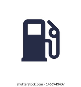 gas station symbol isolated on white background