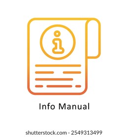 Gas station Vector gradient outline icon.. Eps 10 file