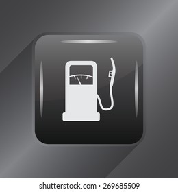 gas station - vector icon