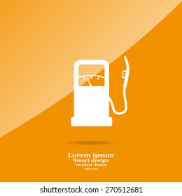 gas station - vector icon