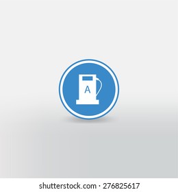 gas station - vector icon