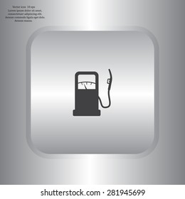 gas station - vector icon