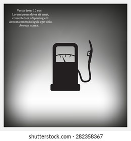gas station - vector icon