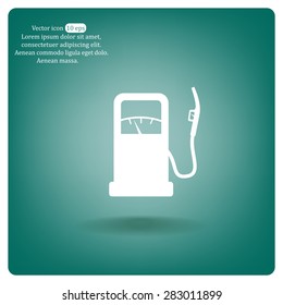 gas station - vector icon