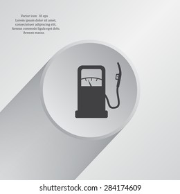gas station - vector icon
