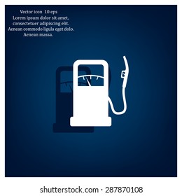 gas station - vector icon