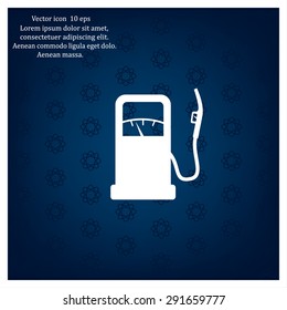 gas station - vector icon