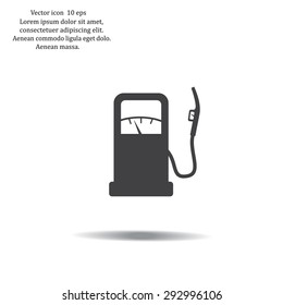 gas station - vector icon