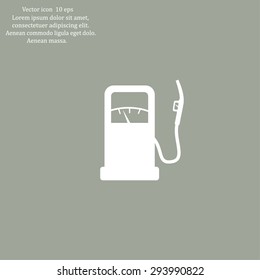 gas station - vector icon