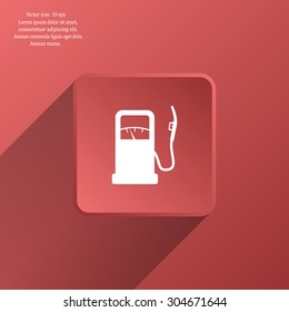 gas station - vector icon