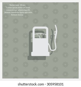 gas station - vector icon