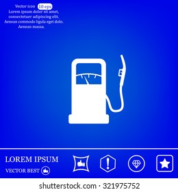 gas station - vector icon