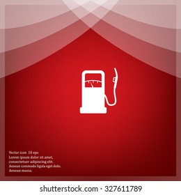 gas station - vector icon