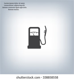 gas station - vector icon