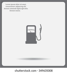 gas station - vector icon
