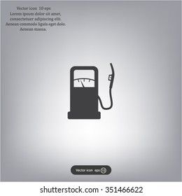 gas station - vector icon