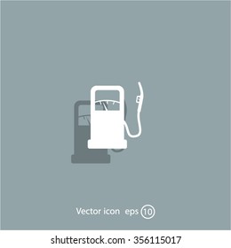 gas station - vector icon