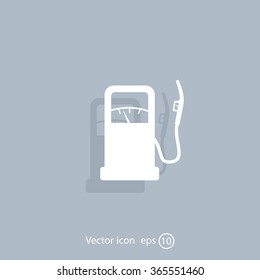 gas station - vector icon