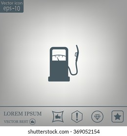 gas station - vector icon