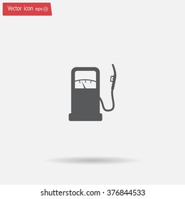 gas station - vector icon