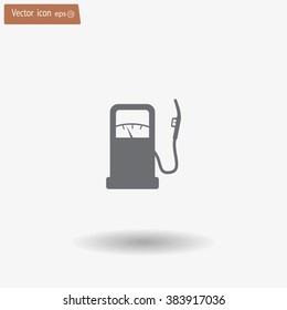 gas station - vector icon