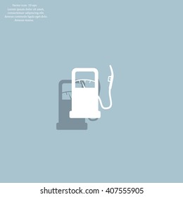 gas station - vector icon
