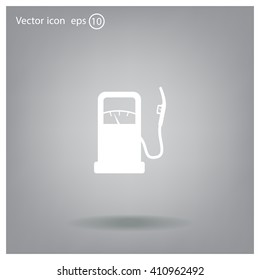 gas station - vector icon